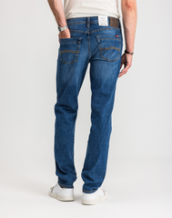 Męskie Spodnie Jeansowe Mustang Style Washington Straight Denim Blue 1017119 5000 782