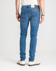 Męskie Spodnie Jeansowe Mustang Style Frisco Skinny Denim Blue 1017117 5000 682