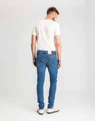 Męskie Spodnie Jeansowe Mustang Style Frisco Skinny Denim Blue 1017117 5000 682