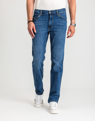 Męskie Spodnie Jeansowe Mustang Style Tramper Straight Denim Blue 1017121 5000 782
