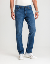 Męskie Spodnie Jeansowe Mustang Style Tramper Straight Denim Blue 1017121 5000 782