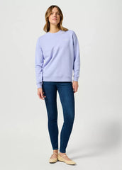 Damska Bluza Wrangler Regular Sweat Sweet Lavender 112355290