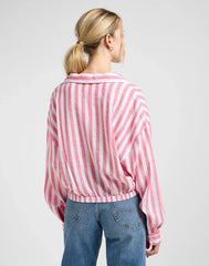 Damska Koszula Lee Elasticated Shirt Lychee Awning 112363502