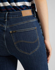 Damskie Spodnie Jeansowe Lee Scarlett High Zip Stone Travis L31BMOBJ 112107036