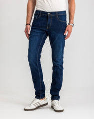 Męskie Spodnie Jeansowe Mustang Style Oregon Tapered Denim Blue 1017123 5000 882