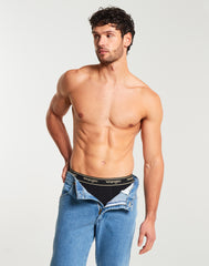3PAK MĘSKIE BOKSERKI WRANGLER TRUNKS ODWIN BLACK U5_22207_WRA