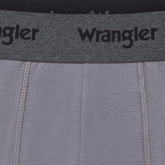 3PAK MĘSKIE BOKSERKI WRANGLER TRUNKS OLIVER CHARCOAL MARL/BLACK/POPPYSEED U5_22222_WRA