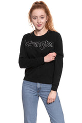 Bluza Damska Wrangler Crew Sweat Black W6079HY01 112130449
