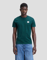 BLUZKI MĘSKIE LEE WOVEN LABEL TEE JADE FOREST 112387315