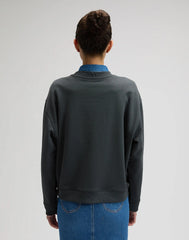 DAMSKA BLUZA LEE LOGO CREW SWS WASHED BLACK 112377768
