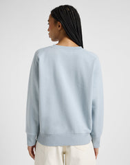Damska Bluza Lee Raglan Crew Sws Concrete Gray 112369184