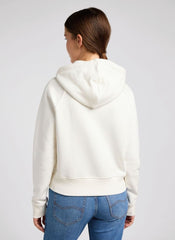 Damska Bluza Lee Zip Through Hoodie Ecru 112350174