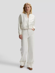 DAMSKA BLUZA ROZPINANA LEE ZIP UP ECRU 112376983