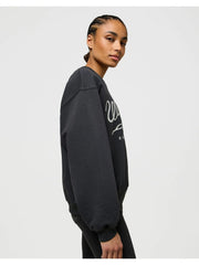 Damska Bluza Wrangler Oversized Sweat Faded Black 112370826
