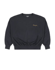 DAMSKA BLUZA WRANGLER RELAXED SWEATSHIRT FADED BLACK 112343708