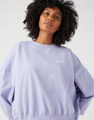 Damska Bluza Wrangler Relaxed Sweatshirt Sweet Lavender 112343712