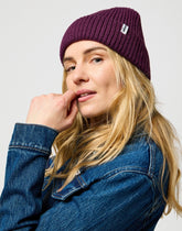 Damska Czapka Wrangler Rib Beanie Italian Plum 112372398