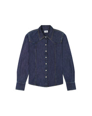 Damska Koszula Jeansowa Wrangler Exag Yoke Shirt Saddle 112362846