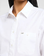 Koszula Biała Elegancka Damska Lee All Purpose Shirt Bright White 112365098