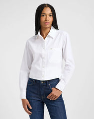Koszula Biała Elegancka Damska Lee All Purpose Shirt Bright White 112365098