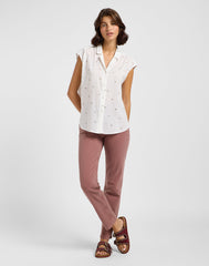 Damska Koszula Lee Cap Sleeve Shirt Grove Floral 112363630