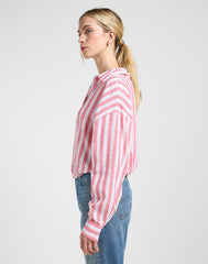 Damska Koszula Lee Elasticated Shirt Lychee Awning 112363502