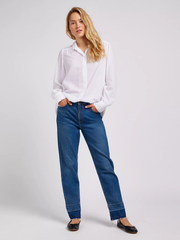 DAMSKA KOSZULA LEE SHIRRED BLOUSE BRIGHT WHITE 112351208
