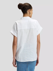 DAMSKA KOSZULA LEE SS LOOSE UTILITY SHIRT BRIGHT WHITE 112376977