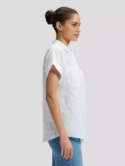 DAMSKA KOSZULA LEE SS LOOSE UTILITY SHIRT BRIGHT WHITE 112376977