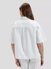 DAMSKA KOSZULA LEE SS WORKWEAR SHIRT BRIGHT WHITE 112376602
