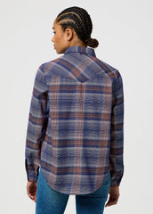 Damska Koszula Wrangler Femme Western Shirt Earth Red 112370788