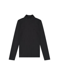 Longsleeve Damski Koszulka Z Długim Rękawem Lee Mock Neck Black 112370949