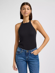 DAMSKA KOSZULKA LEE OPEN BACK HALTER TOP UNIONALL BLACK 112363638