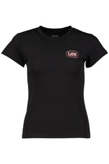Damska Koszulka Lee Slim Tee Black 112371878