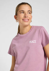 Damska Koszulka Lee Small Graphic Tee 1 Plumberry 112371876