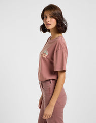 Damska Koszulka Lee Vintage Tee Henna 112363834