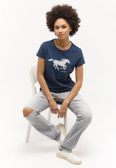 Damska Koszulka Mustang Logo T-shirty Loa Spellbound 1015161 5429