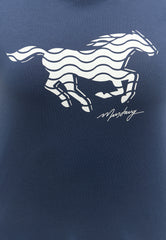 Damska Koszulka Mustang Logo T-shirty Loa Spellbound 1015161 5429