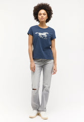 Damska Koszulka Mustang Logo T-shirty Loa Spellbound 1015161 5429