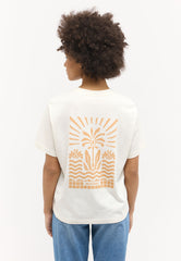 Damska Koszulka Mustang T-shirty Floris Whisper White 1015169 2013