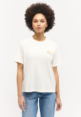 Damska Koszulka Mustang T-shirty Floris Whisper White 1015169 2013