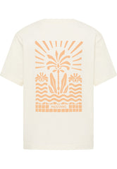 Damska Koszulka Mustang T-shirty Floris Whisper White 1015169 2013