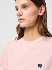 DAMSKA KOSZULKA WRANGLER REGULAR TEE SILVER PINK 112362576