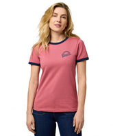 DAMSKA KOSZULKA WRANGLER RINGER TEE MAUVEWOOD 112370817