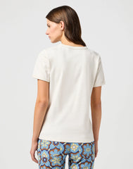 Damska Koszulka Wrangler Tee Vintage White 112362572
