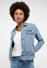 Damska Kurtka Jensowa Mustang Santa Rosa Denim Jacket Denim Blue 1015593 5000 301