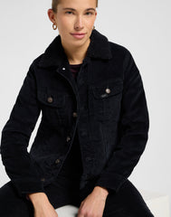Damska Kurtka Lee Sherpa Rider JKT Unionall Black 112370870