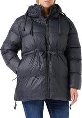 Damska Kurtka Zimowa Pikowana Mustang Heidi Mid Puffer Ebony 1012753 4086