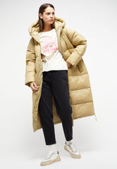 Damska Kurtka Zimowa Pikowana Mustang Heidi Puffer Coat Olive Gray 1014197 6232