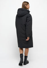 Damska Kurtka Zimowa Pikowana Mustang Long Parka Moonless Night 1014581 4137